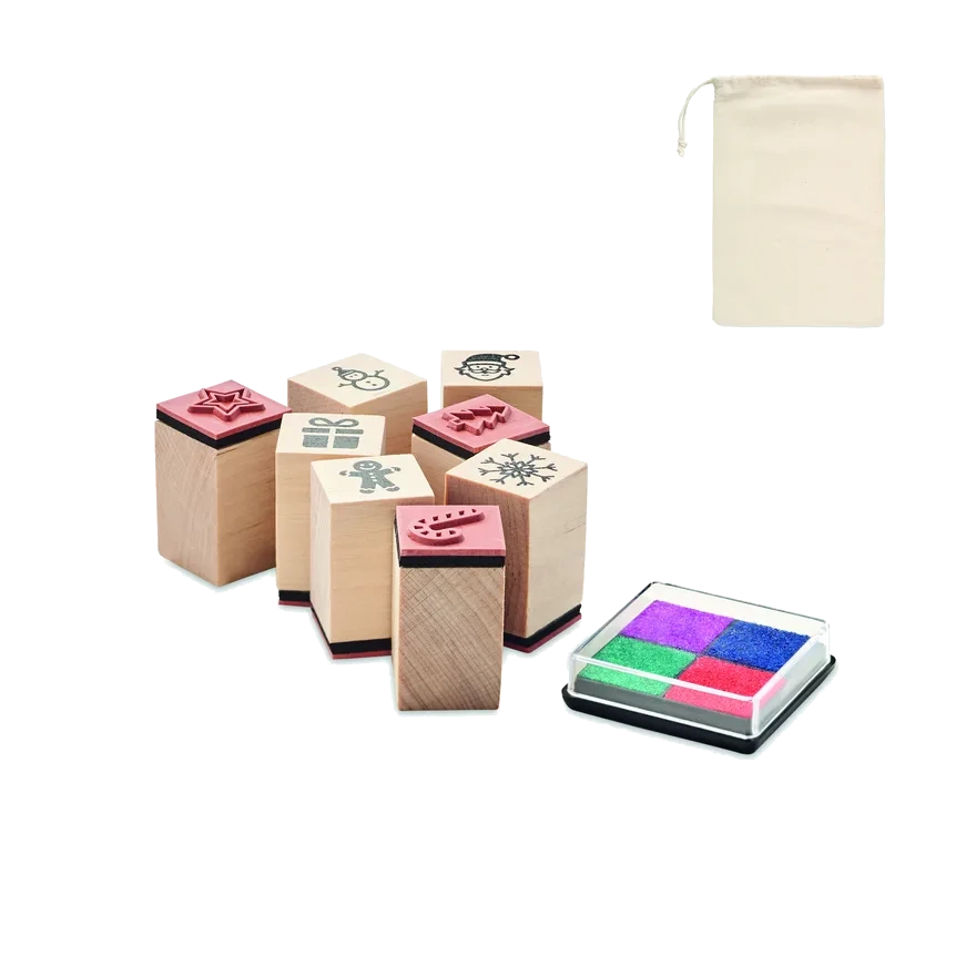 Set de tampons en bois